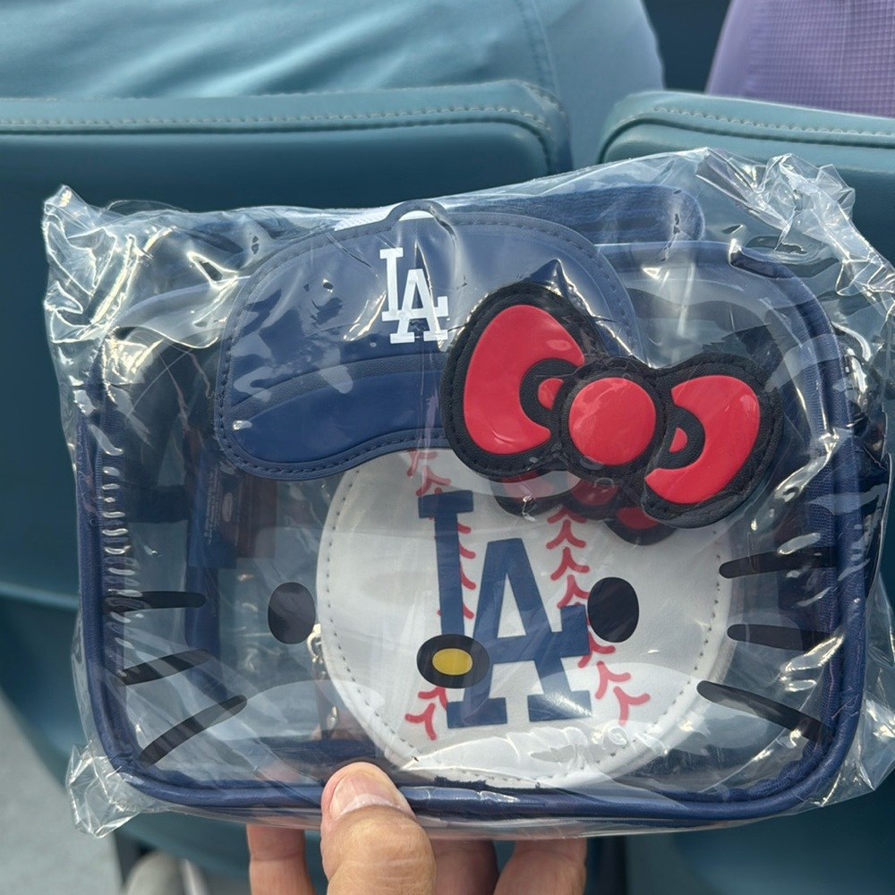 Hello Kitty clear Dodger sidebag
